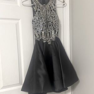 Black Sequins dress
